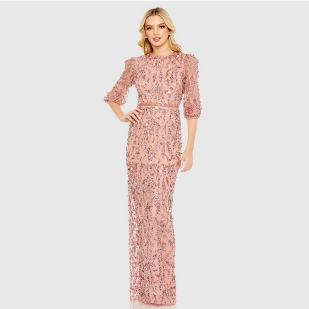 Sequin Rose Gold Gown